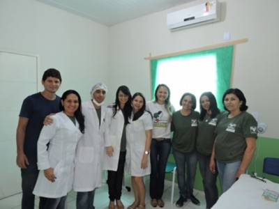 : Equipe de trabalho do programa Útero é Vida, do Senar em parceria com a prefeitura de Urbano Santos.