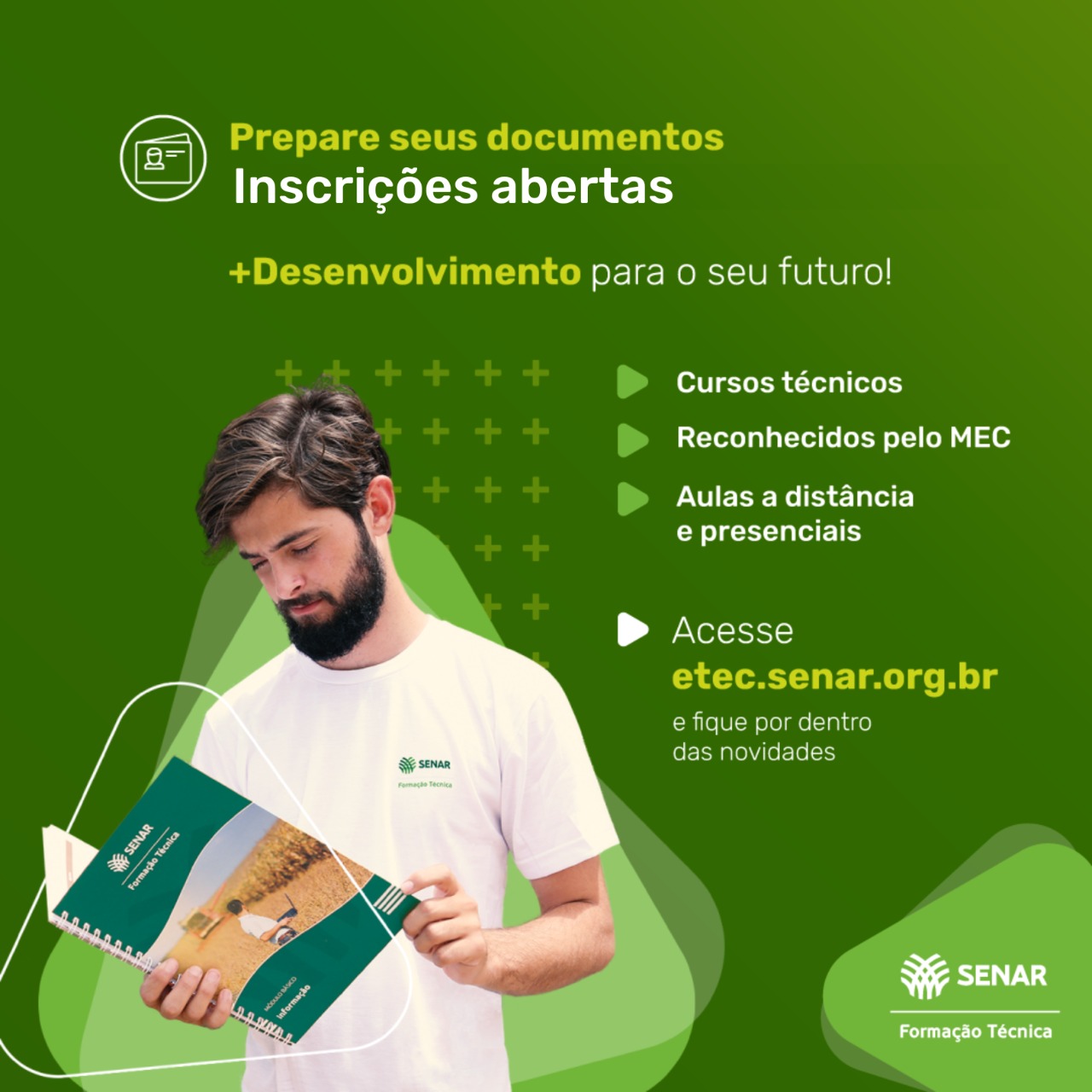 Senar abre seleção para cursos técnicos gratuitos - Portal Senar Maranhão