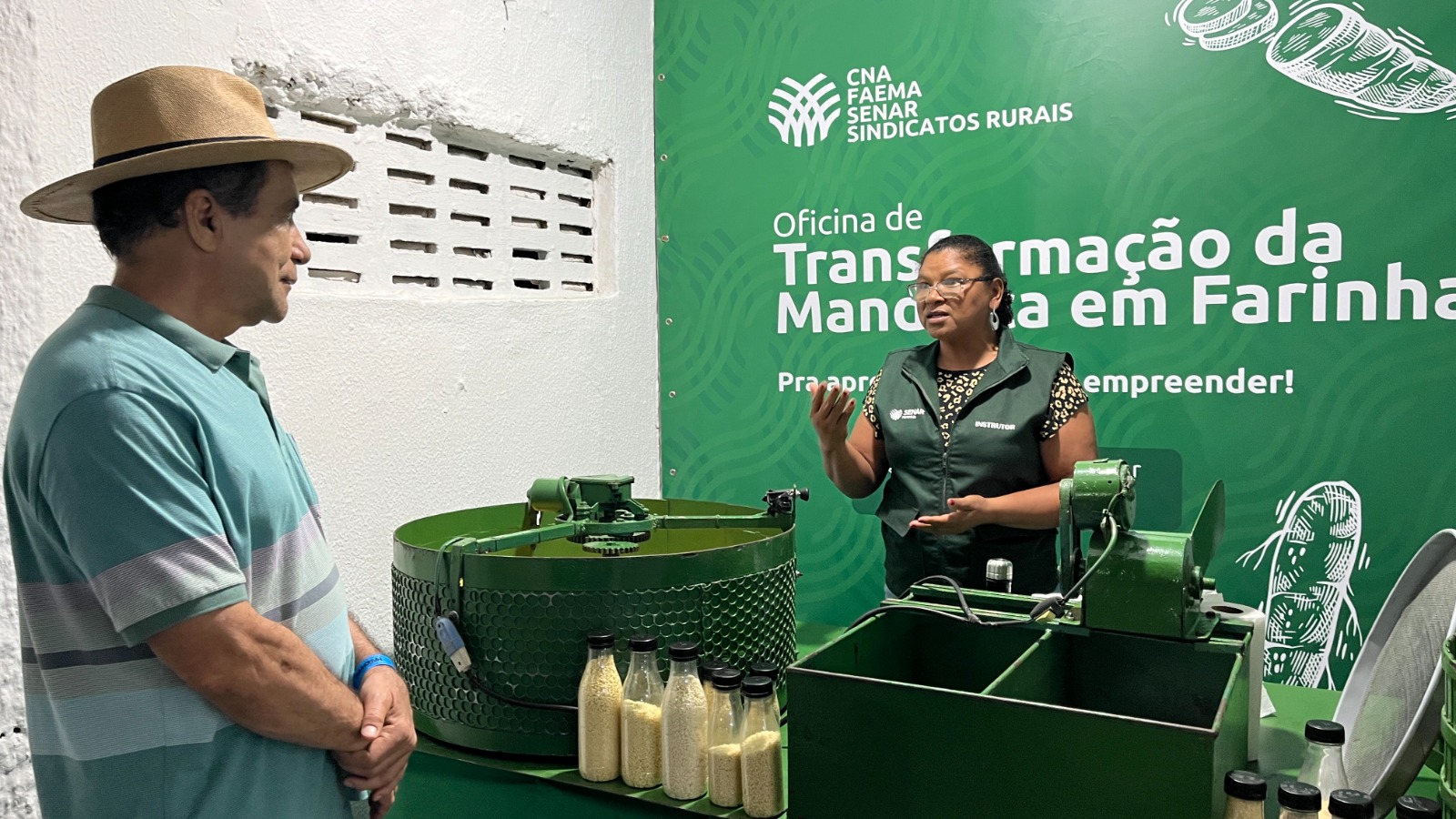 Presidente do Sebrae, Gonçalo visita Oficinas tecnologicas do Senar, na Exposição Agropecuária - Expoema.