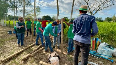 Nas duas feiras o Senar está realizando cerca de 20 cursos de formação profissional rural com conteúdo prático e de aplicação imediata nas propriedades rurais