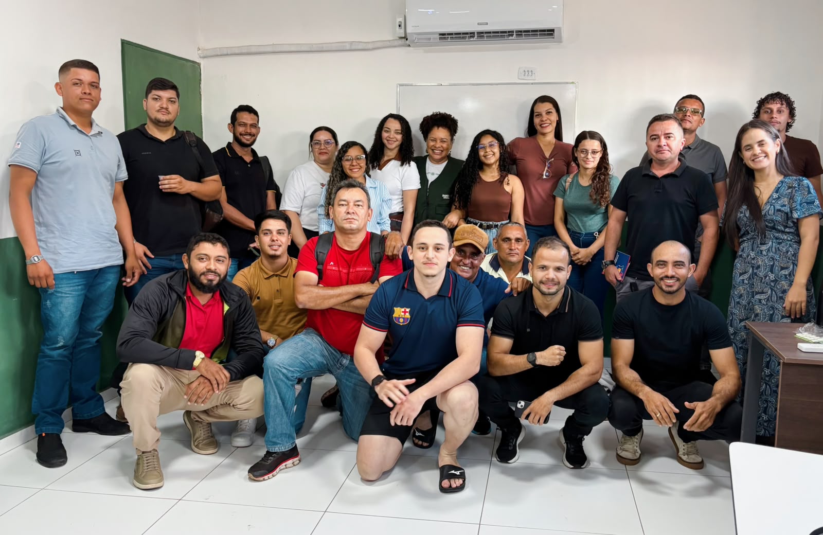 Turma de Pedreiras, com o curso de Zootecnia.