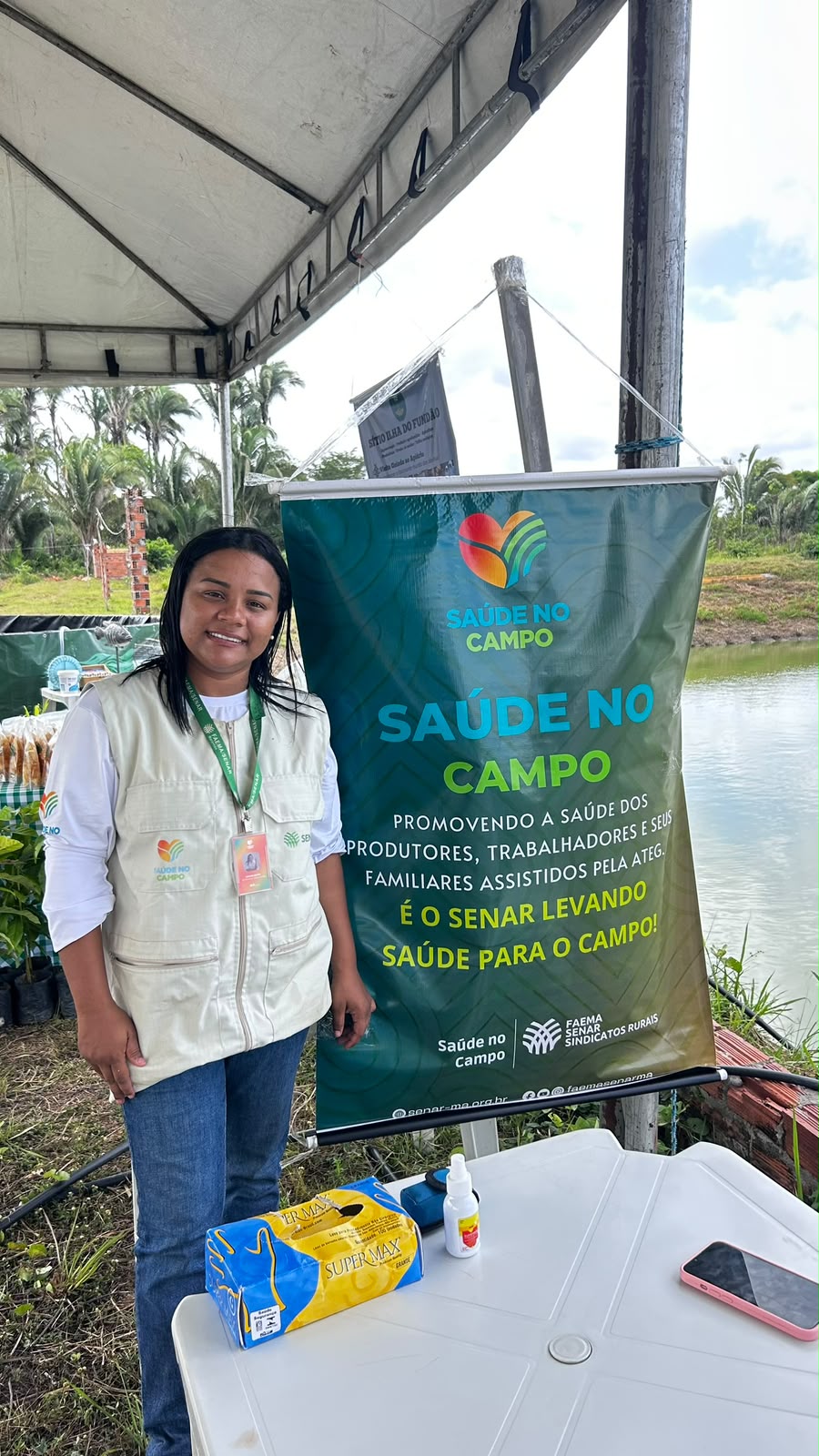 Programa Saúde no Campo esteve presente no Encontro de Produtores Rurais.