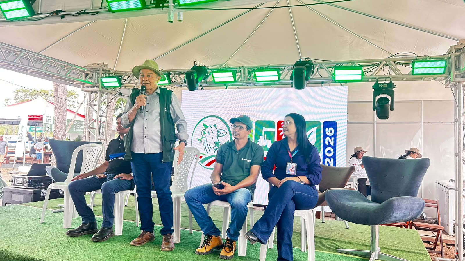 Gestor do sistema Faema/Senar presente durante o II Encontro de Produtores Rurais em Tuntum