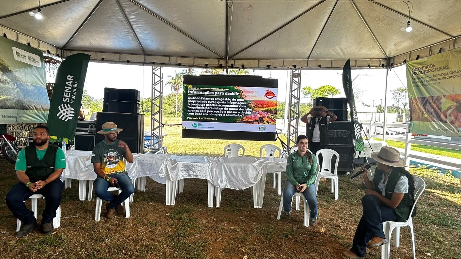 Equipe técnica da ATeG do Senar, realizam debate sobre temas relevantes da produção rural.